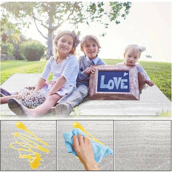 Tapis-Tapis de camping isolant 200x200 cm aluminium double face - Living123 - Image 5