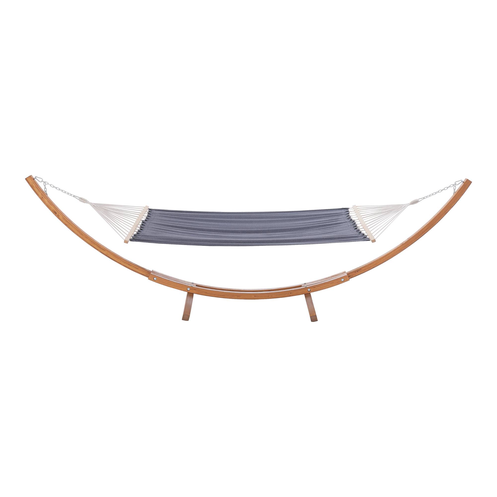 Hamac avec Grand Cadre en Bois Langadia 415 x 120 x 125 cm [en.casa] - Imagen 5