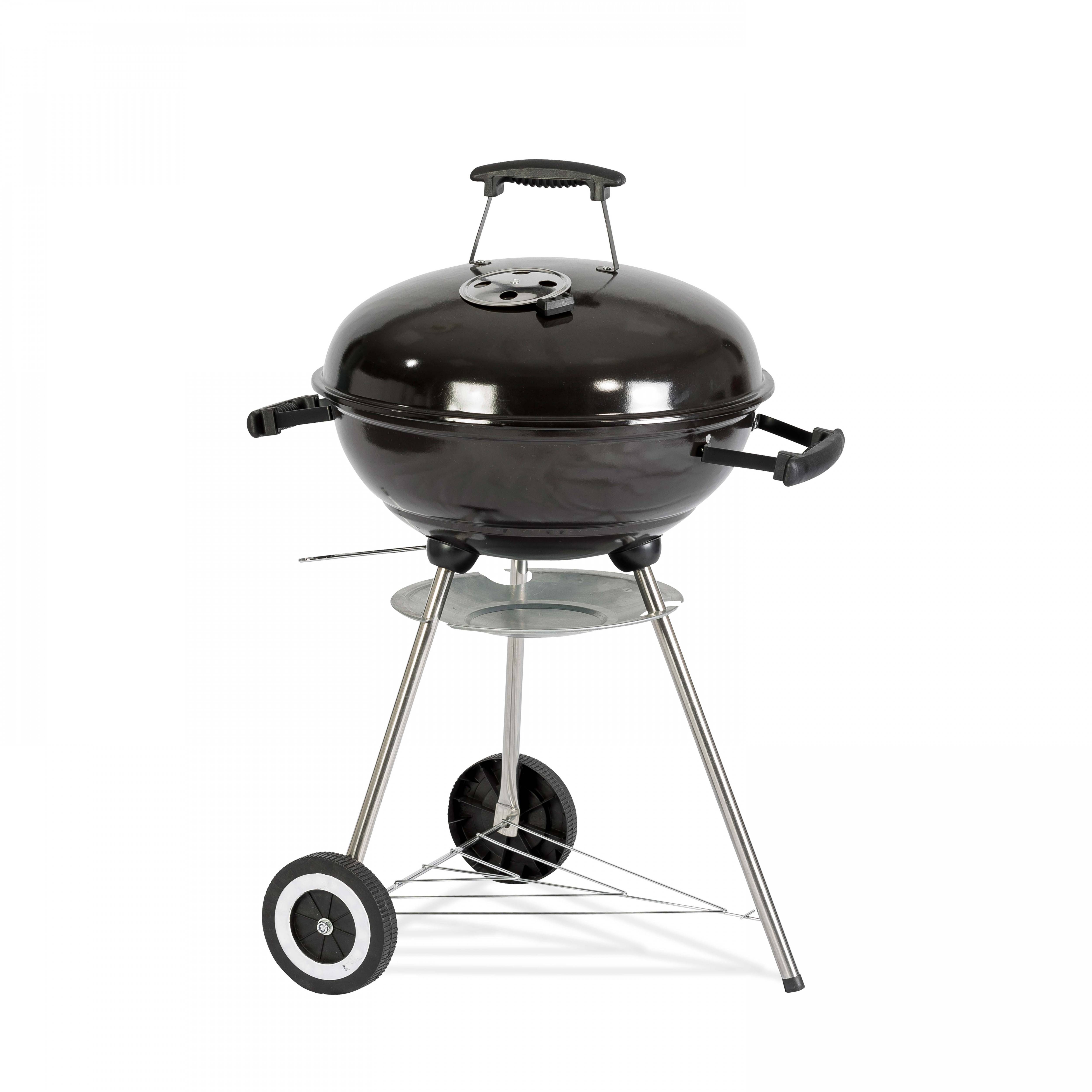 Oviala - Houuse ronde m de barbecue en polyester noir 57x72 cm Housse Pop'Up - Oviala - Imagen 2