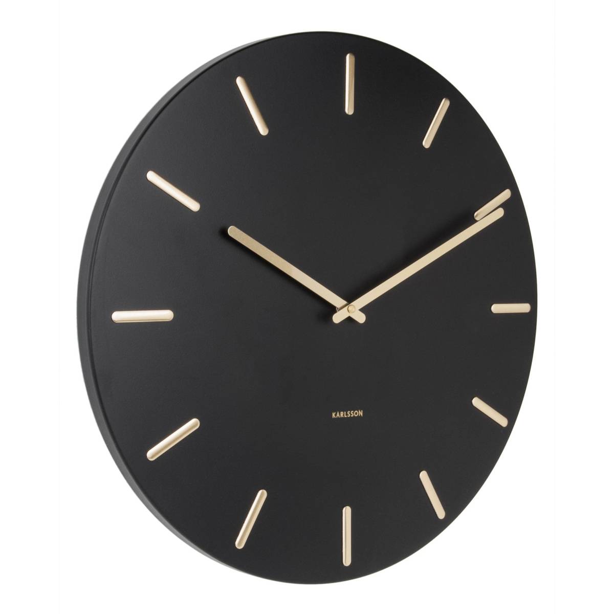 Karlsson - Horloge en métal Charme 45 cm Noir Karlsson - Imagen 1