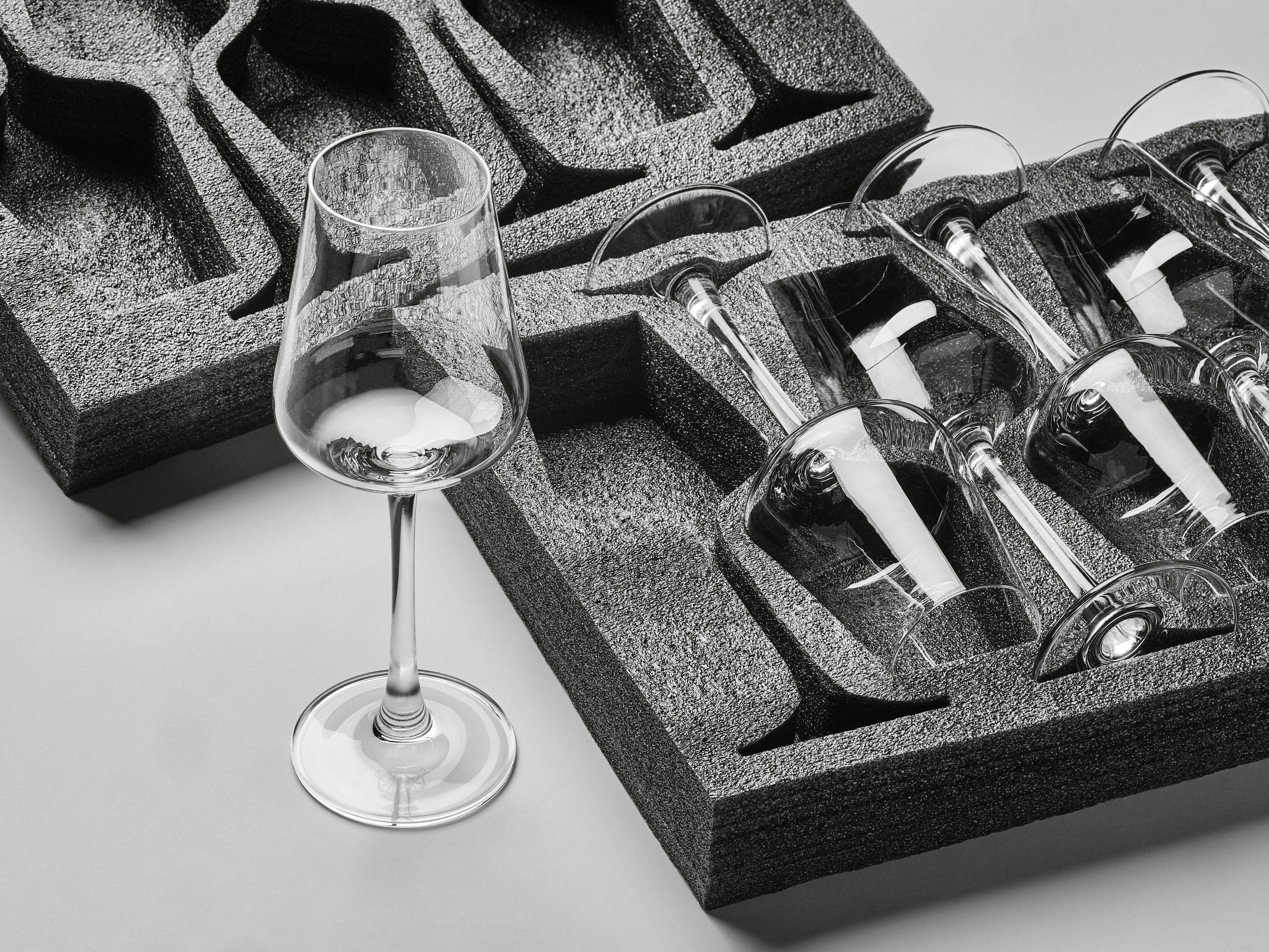Lot de 6 Verres à vin en Cristallin (cristal sans plomb) "LAGOM", Bjorn - Image 6