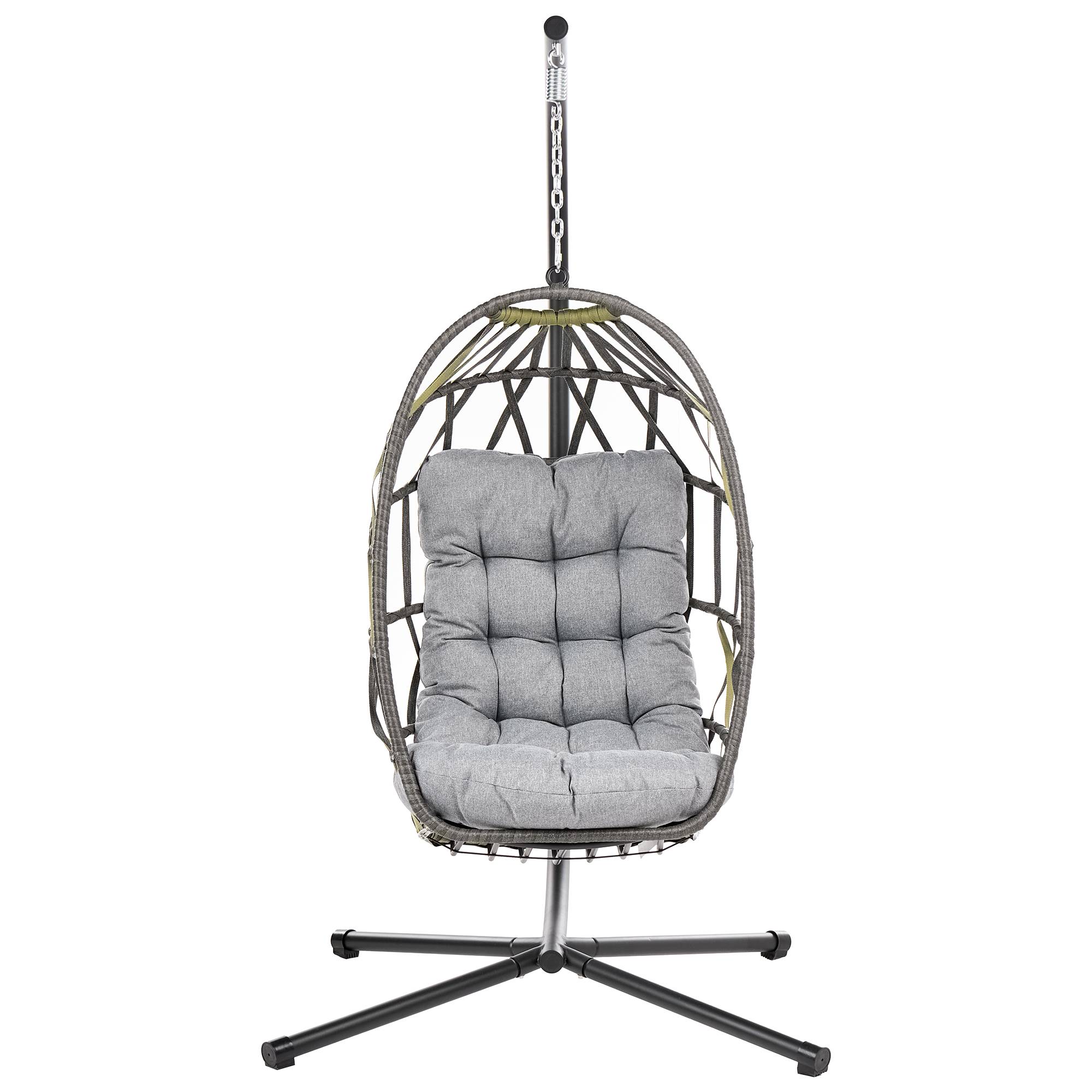 Beliani - Chaise porte-à-faux Tissu Gris GODRANO - 102x104x195- Beliani - Image 4