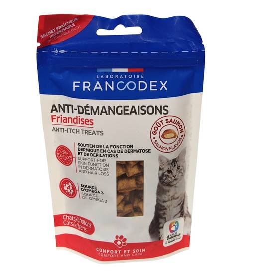 Francodex - Friandises Anti Démangeaisons 65 g pour chats et chatons. - Image 1