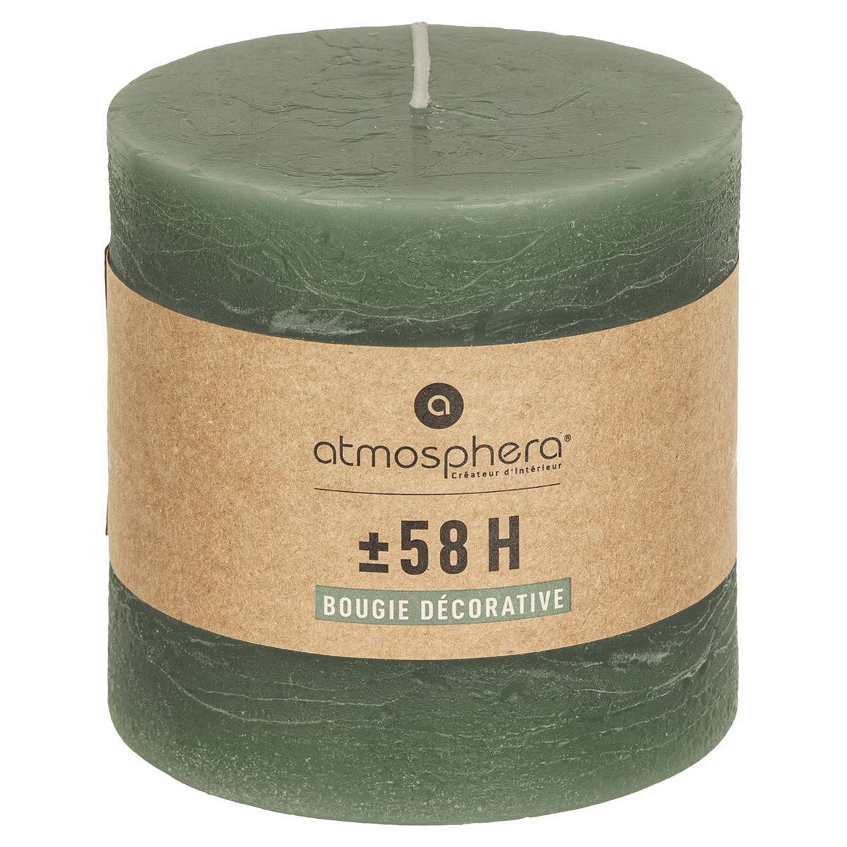 Atmosphera - Bougie rustique vert eucalyptus 663g - Atmosphera Créateur d'intérieur - Image 3