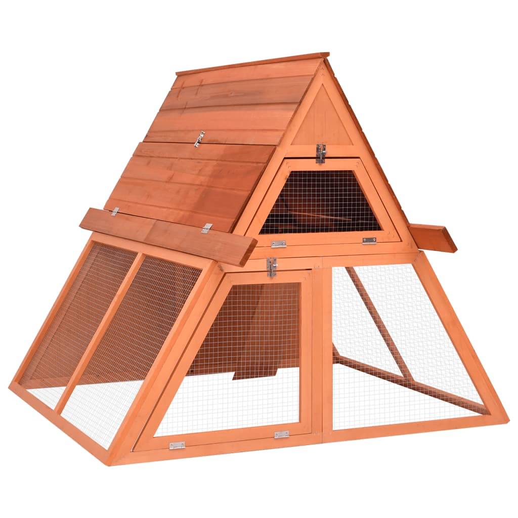 Vidaxl - Clapier 152x127x109,5 cm Bois de sapin massif vidaXL 171458 - Imagen 1