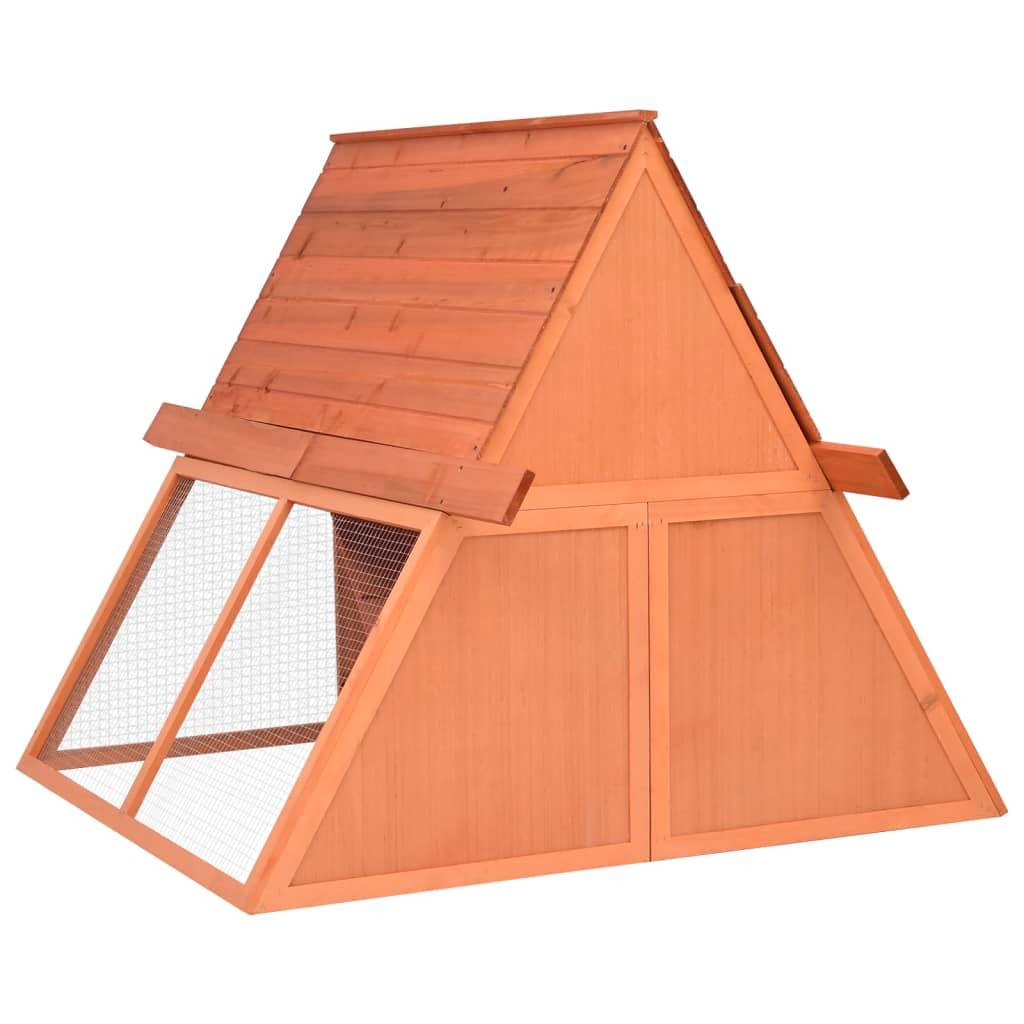 Vidaxl - Clapier 152x127x109,5 cm Bois de sapin massif vidaXL 171458 - Imagen 6