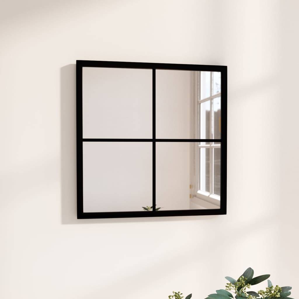 Maison Chic - Miroir mural Noir 40x40 cm métal Maison Chic - Image 2