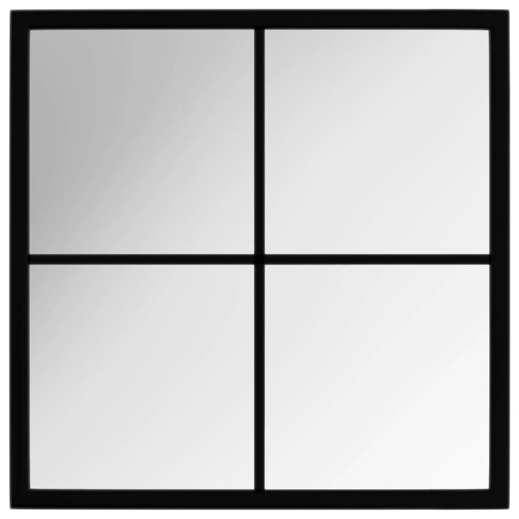 Maison Chic - Miroir mural Noir 40x40 cm métal Maison Chic - Image 1