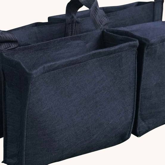 Cerland - Balconnière 4 sacs noirs en feutre géotextile - Imagen 2