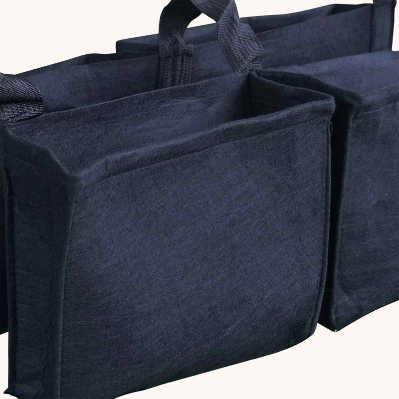 Cerland - Balconnière 4 sacs noirs en feutre géotextile - Imagen 2