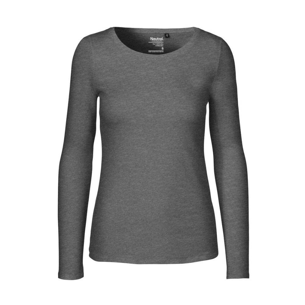 T-shirt manches longues FEMME NEUTRAL Gris Foncé XL - Image 1