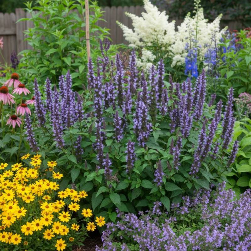 Agastache Astello Indigo à fleurs Bleue/ - feuillage Caduc - Godet - 5/20 cm - Imagen 1