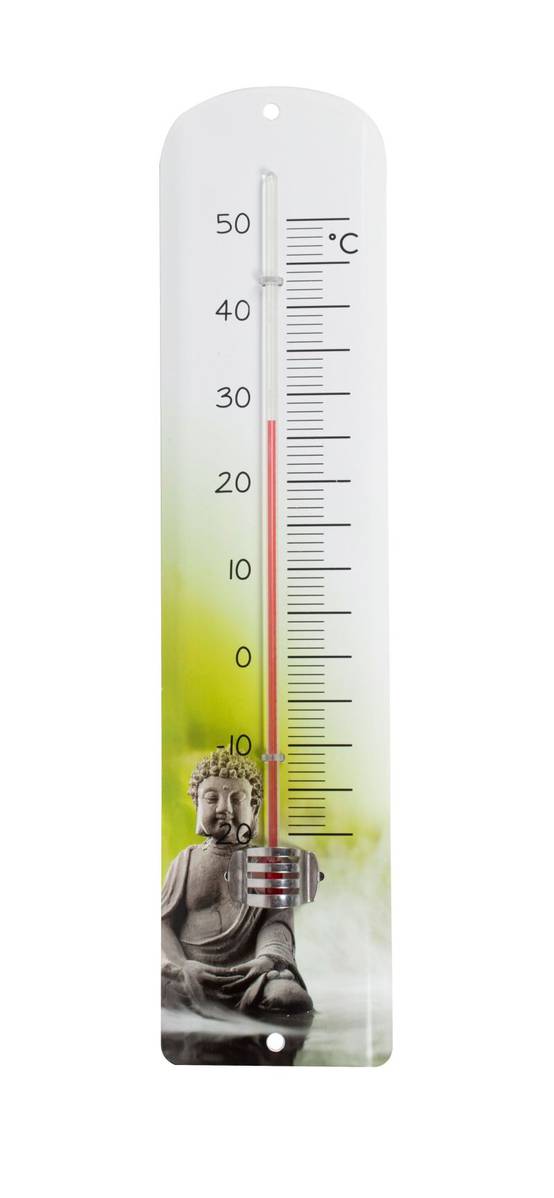 Spear & Jackson - Thermomètre métal 30 com déco zen bouddha Spear & Jackson - Image 1