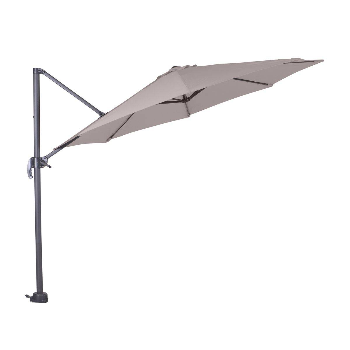 Garden Impressions - Parasol Hawaii S - Ø 300 - noir charbon - sable - Garden Impressions - Imagen 3