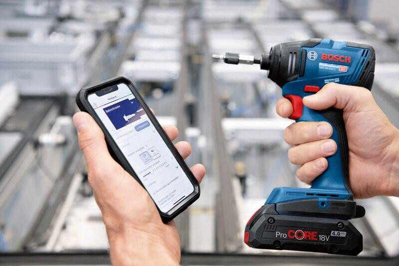 Bosch - Visseuse à chocs 18V GDR 18V-210 C (sans batterie ni chargeur) + coffret L-BOXX 136 – BOSCH - 06019J0101 - Imagen 4
