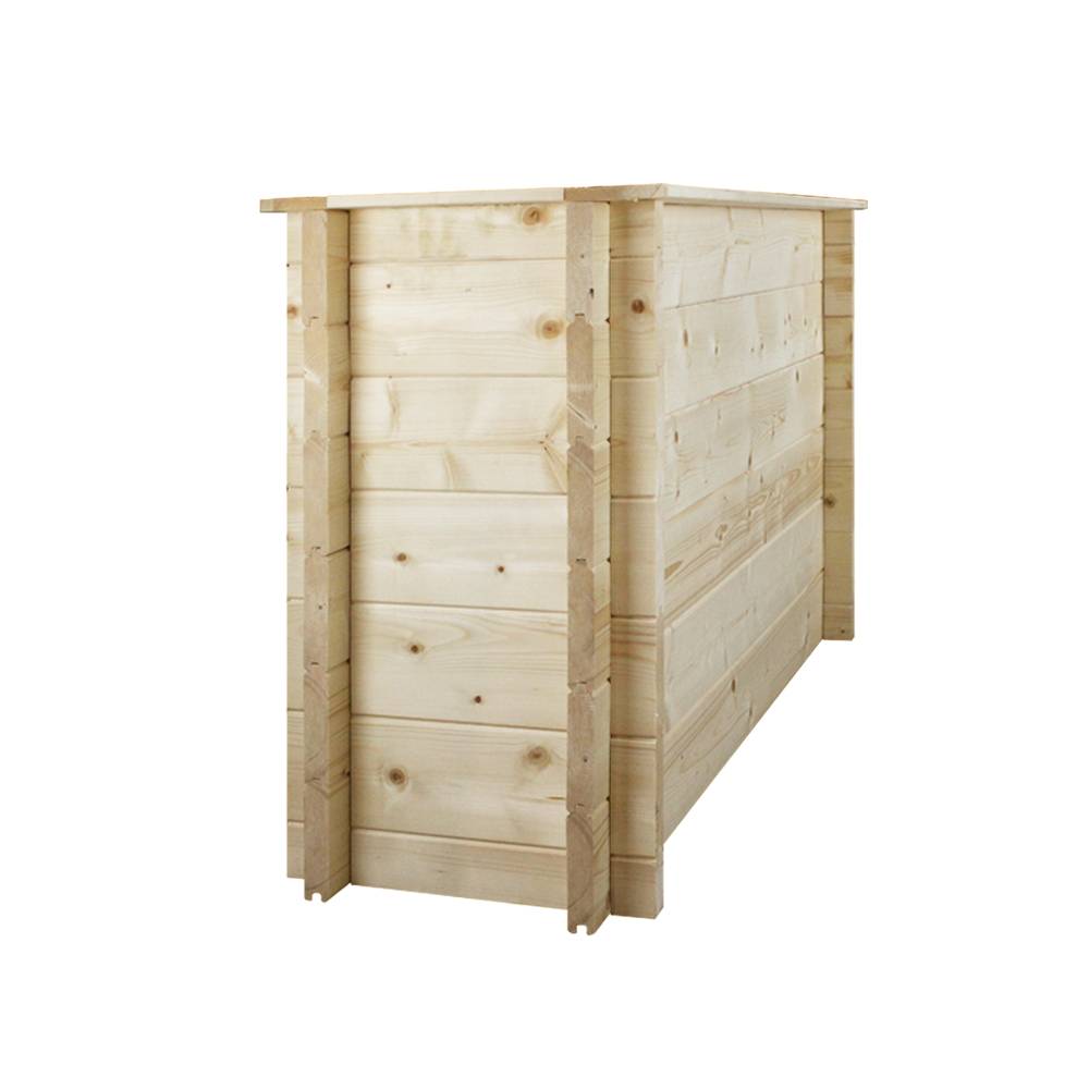 Timbela - Carre Potager Exterieur Bois 118x38xH69 cm - Jardinieres Exterieur pour Fleurs, Herbes aromatiques, Légumes - 28 mm d’épaisseur - Timbela M615 - Image 3