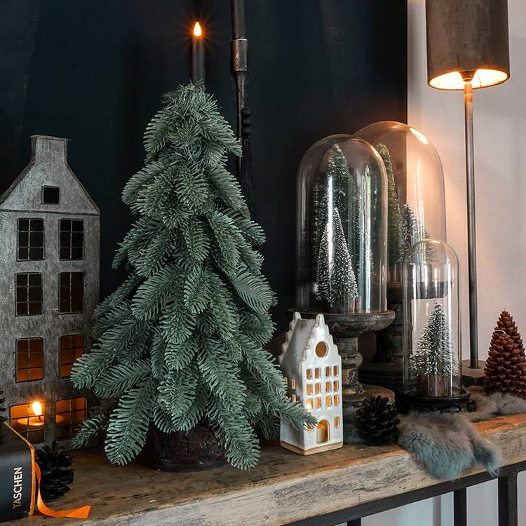 Petit sapin de Noël artificiel de table 40 cm - Nobilis - Little Grove - Image 4