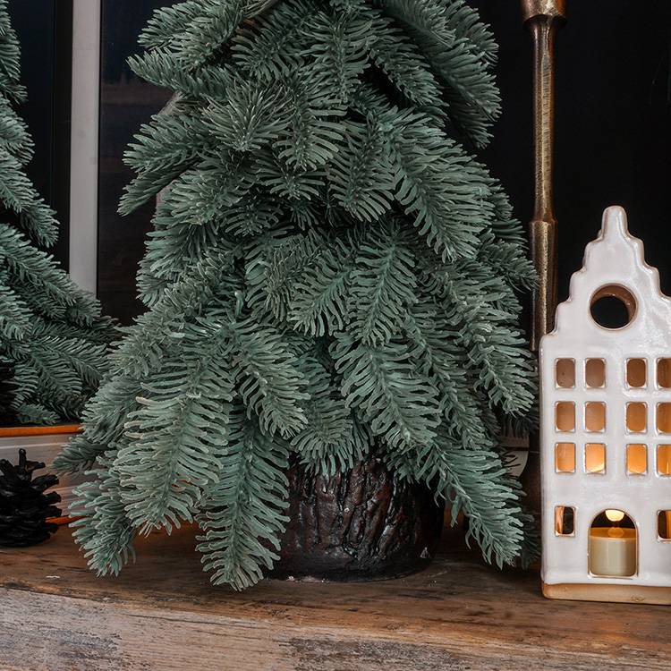 Petit sapin de Noël artificiel de table 40 cm - Nobilis - Little Grove - Image 7
