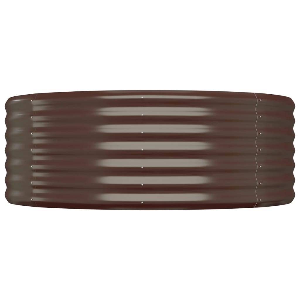 Vidaxl - Lit surélevé de jardin Acier galvanisé marron vidaXL 318990 - Image 5