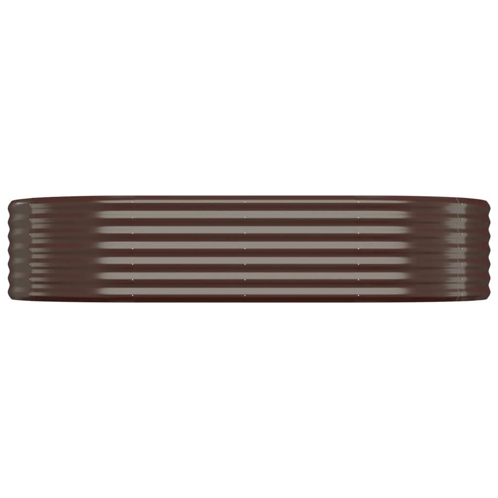 Vidaxl - Lit surélevé de jardin Acier galvanisé marron vidaXL 318990 - Image 7