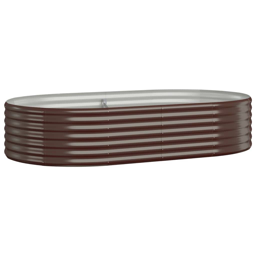 Vidaxl - Lit surélevé de jardin Acier galvanisé marron vidaXL 318990 - Image 2