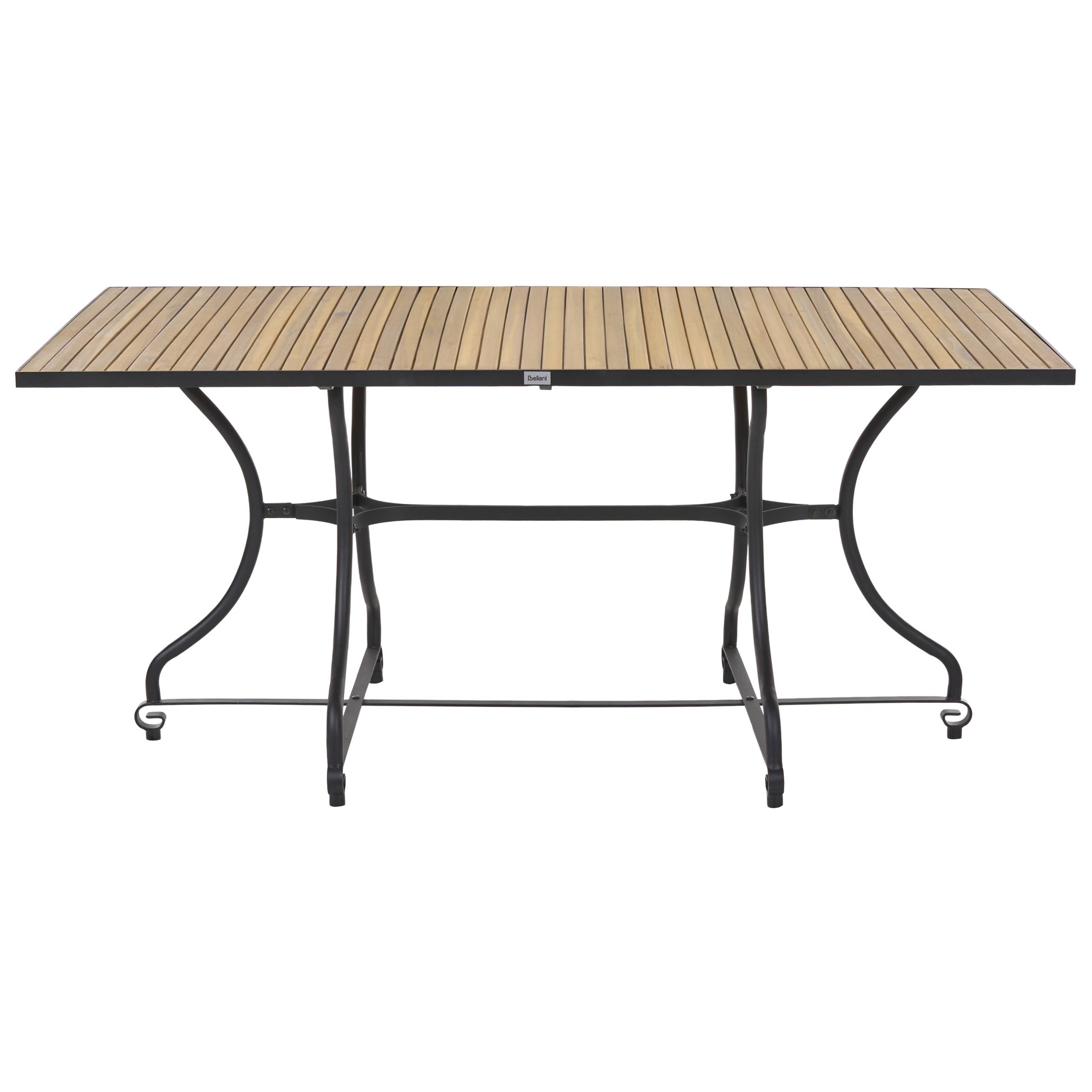 Beliani - Table de repas, 6 Personnes Acacia Marron clair LASCARI - 90x160x73- Beliani - Image 3