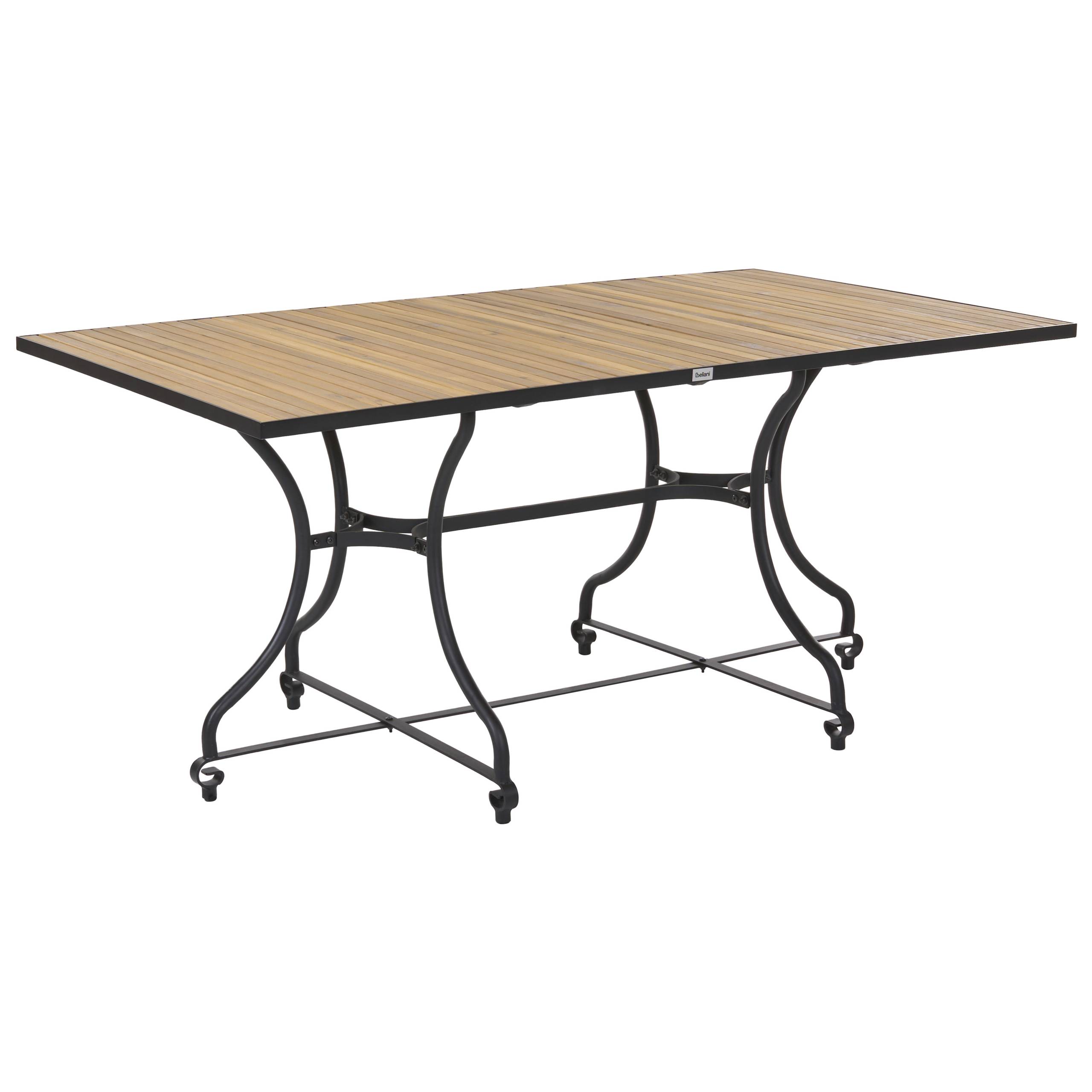 Beliani - Table de repas, 6 Personnes Acacia Marron clair LASCARI - 90x160x73- Beliani - Image 2