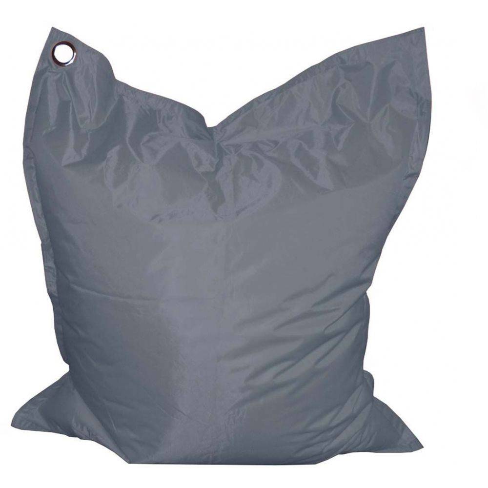 Jardindeco - Grand coussin uni Maxi Gris anthracite - Imagen 3