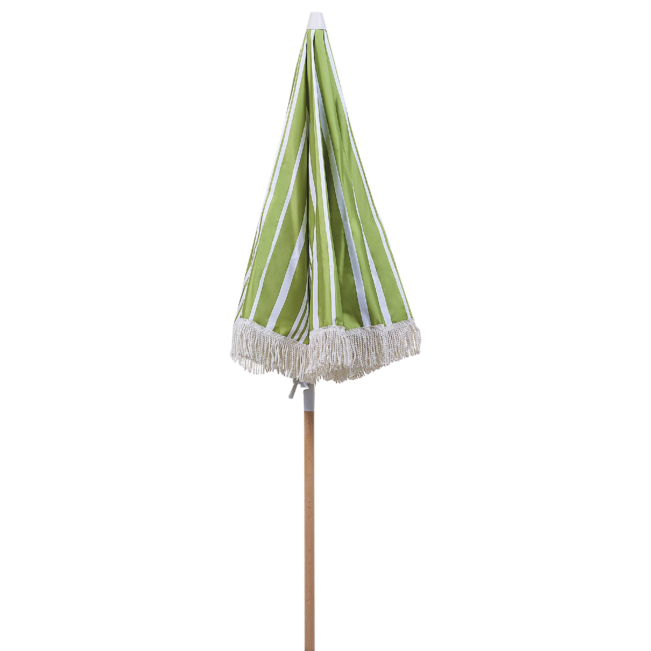 Beliani - Parasol droit Tissu Vert MONDELLO - Beliani - Imagen 4