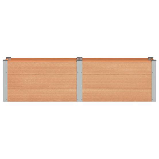 Prolenta Premium - Jardinière aluminium marron 200 x 50 x 54 cm - Prolenta premium p3110.5 - Image 3