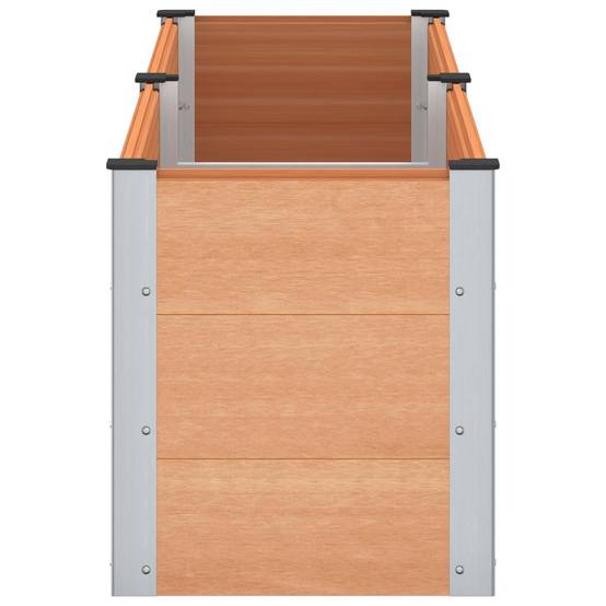 Prolenta Premium - Jardinière aluminium marron 200 x 50 x 54 cm - Prolenta premium p3110.5 - Image 4