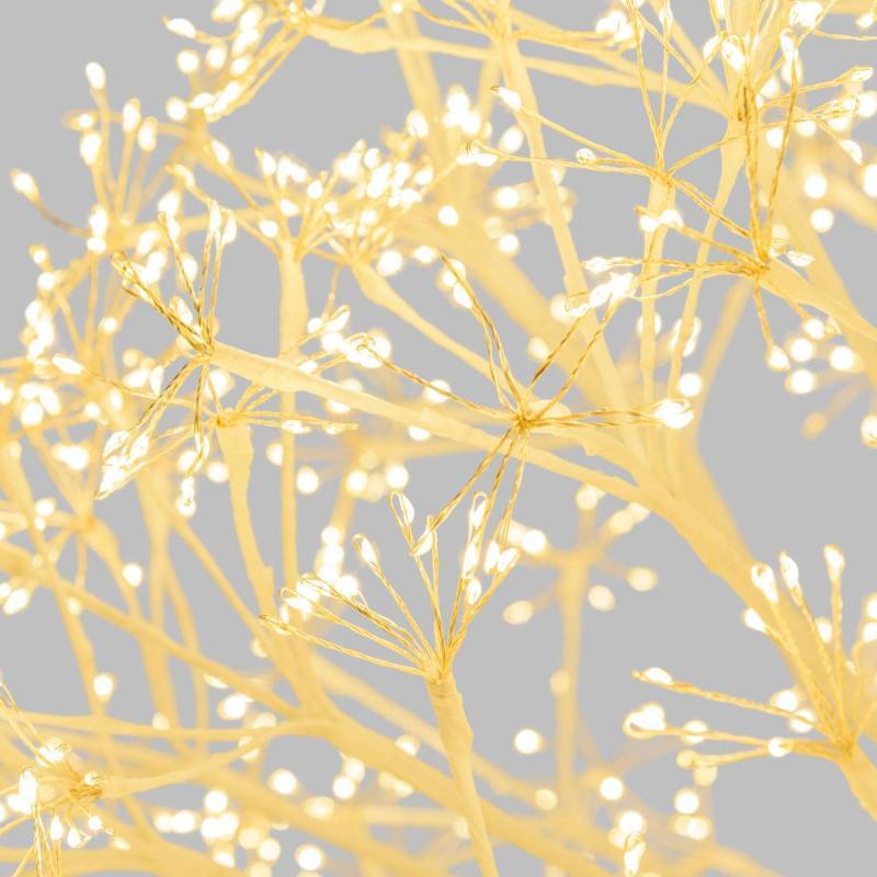 Lotti - Branche Sphère Riche RICH Blanche Ø100cm 3780 MicroLED FlashLED avec Rameaux de Led 5m+Ø100cm Lotti - Image 3