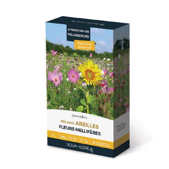 Novaflore - Mélanges abeilles fleurs mellifères 7 m2