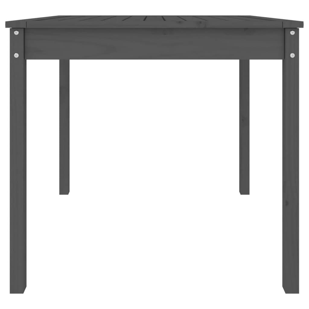 ComfortXL - Table de Repas de Jardin Grise 82,5x82,5cm en Bois de Pin Massif pour Balcon ou Terrasse – ComfortXL Outdoor Living - Image 6