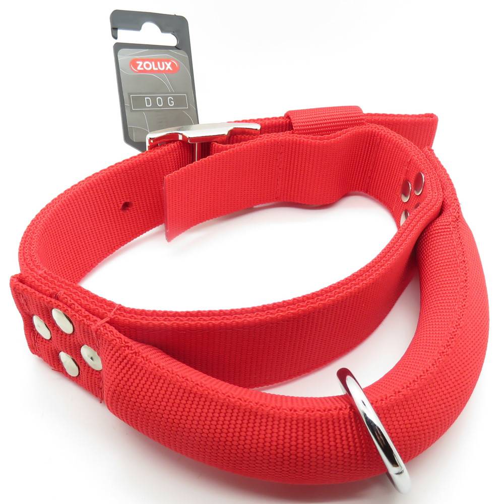 Zolux - Collier avec poignée T 60 cm. rouge pour chien. - Imagen 1