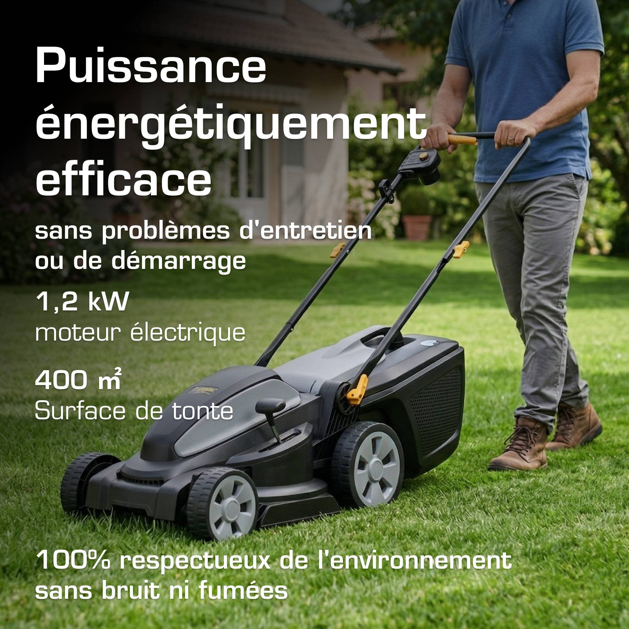 Alpina - Tondeuse électrique AL1 34 E, 1200 W, 34 cm - Alpina - Image 4