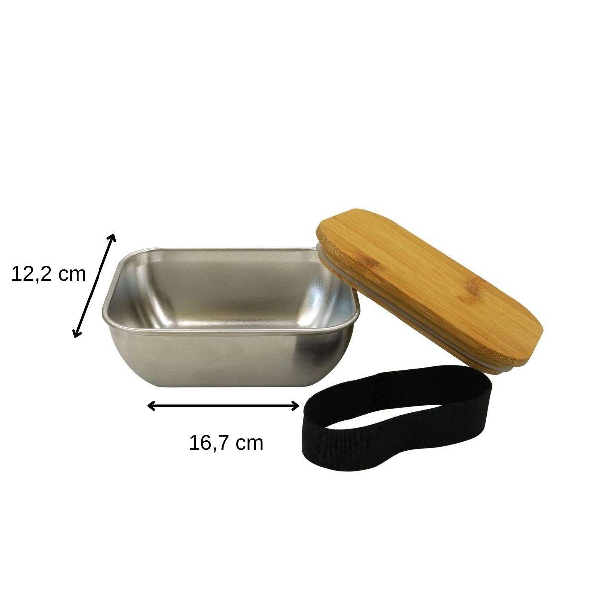 Lunch box inox pour micro-ondes de 700 ml Fackelmann - Image 3