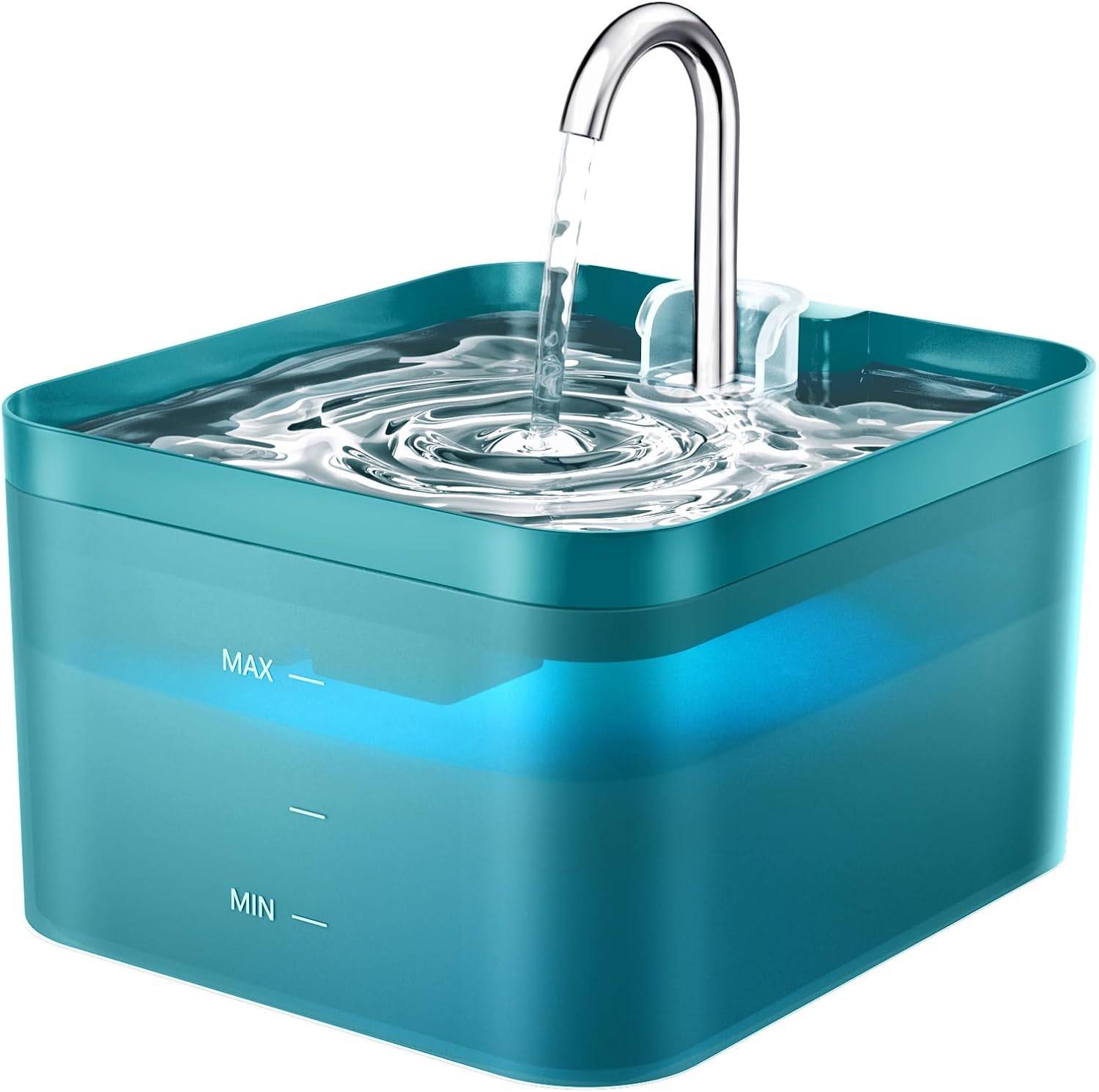 Fontaine a Eau de 2,2L pour chat Super Silencieuse bleu