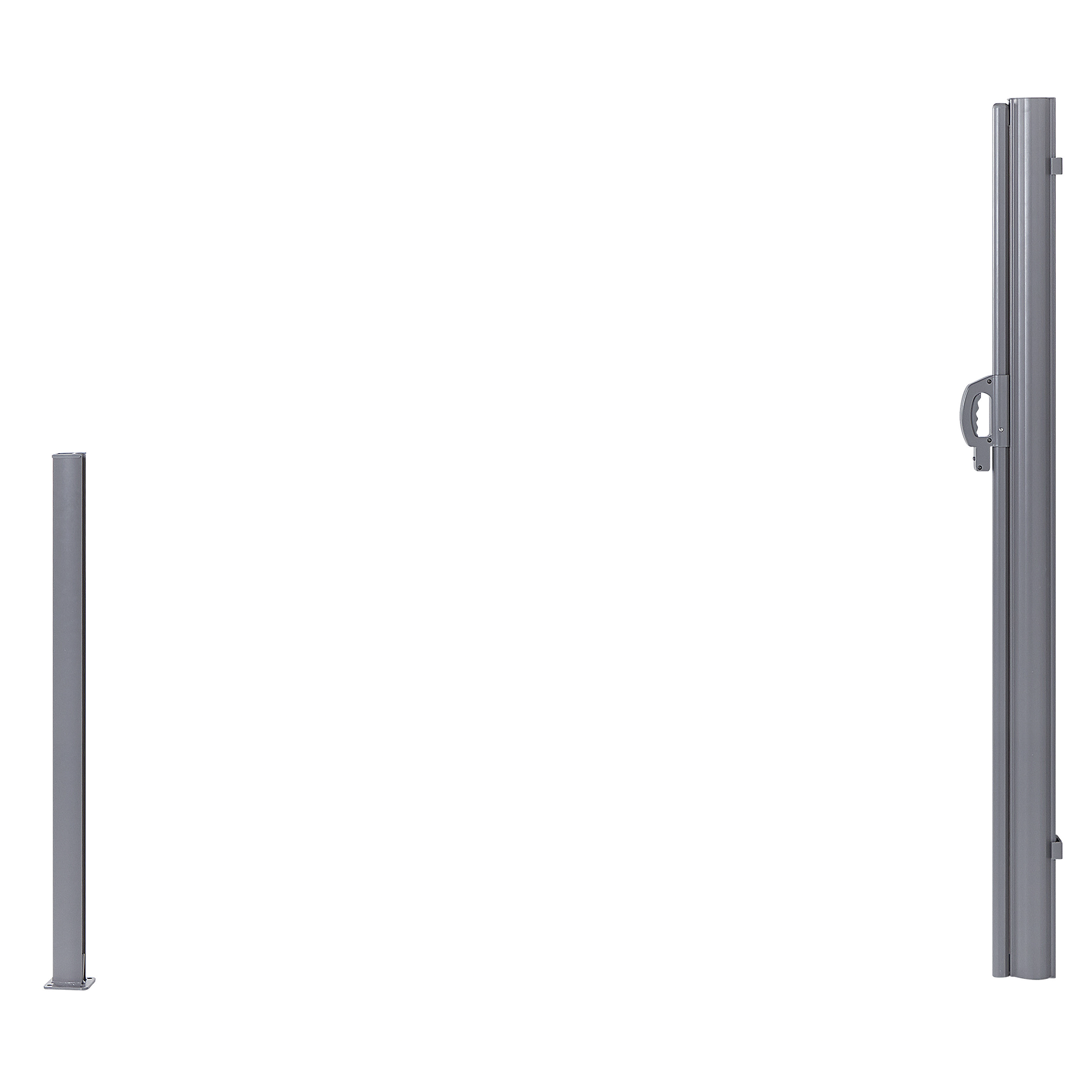 Beliani - Auvent latéral Tissu Gris clair DORIO - Beliani - Imagen 6