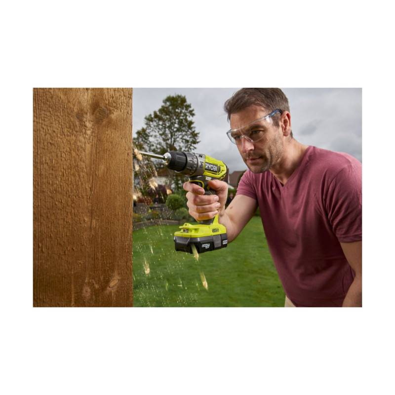 Ryobi - Perceuse-visseuse à percussion RYOBI - R18PD2-242S - 18V One+ - 2 Batteries 4.0Ah et 2.0Ah - 1 Chargeur - Image 3