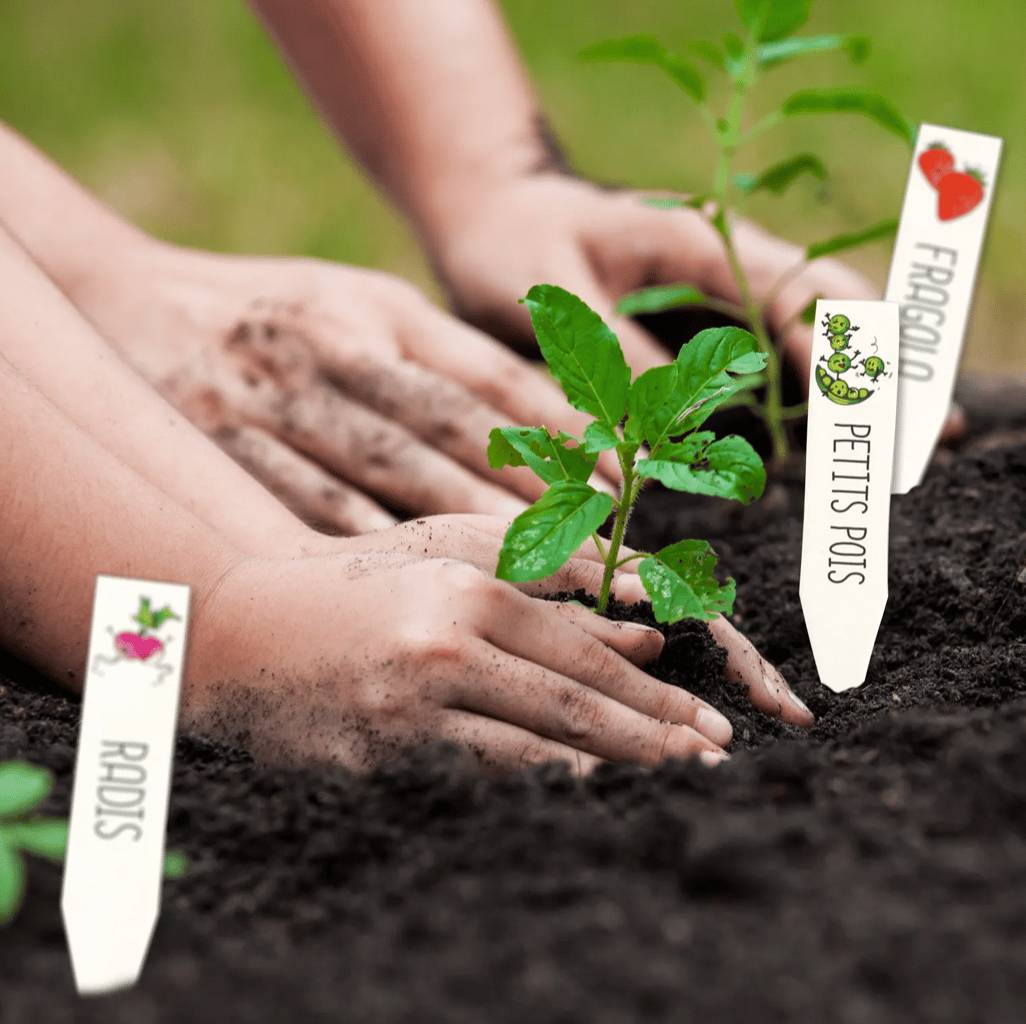 0 - Kit plastique dingue etiquette de potager - Growing Paper