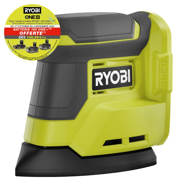 Ryobi - Lijadora triangular RYOBI - 18V One+ - sin batería ni cargador - RPS18-0 - Imagen 2