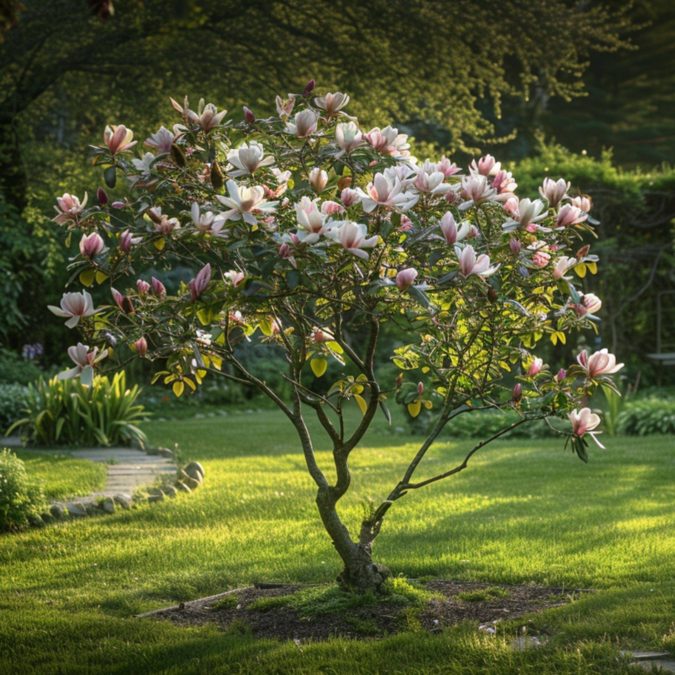 Arbre à tulipes - Set de 6 - Magnolia - Hauteur 25-40cm - ⌀9cm - Image 2
