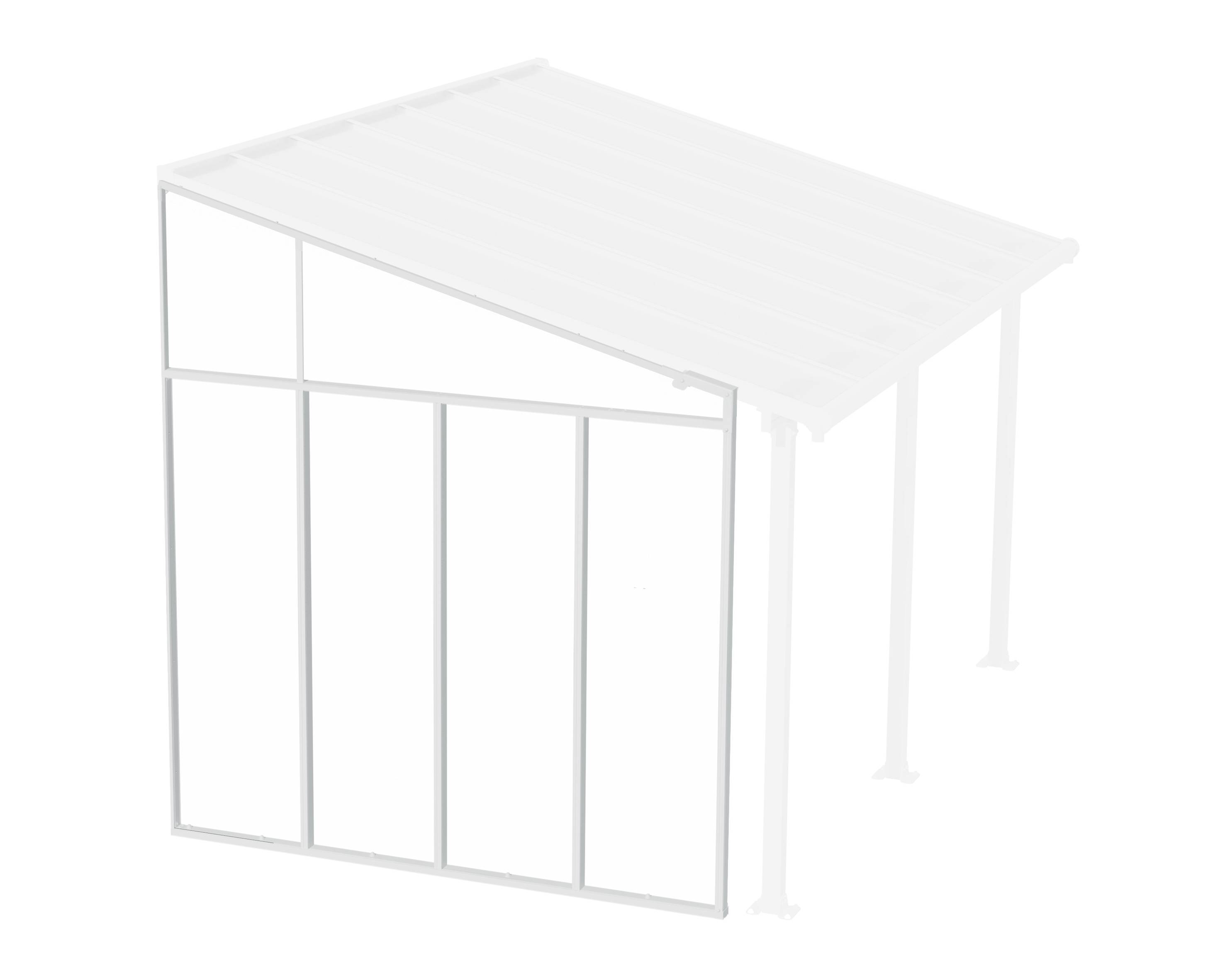 Canopia - Canopia Paroi latérale pour pergola 3 m Blanche - Imagen 1