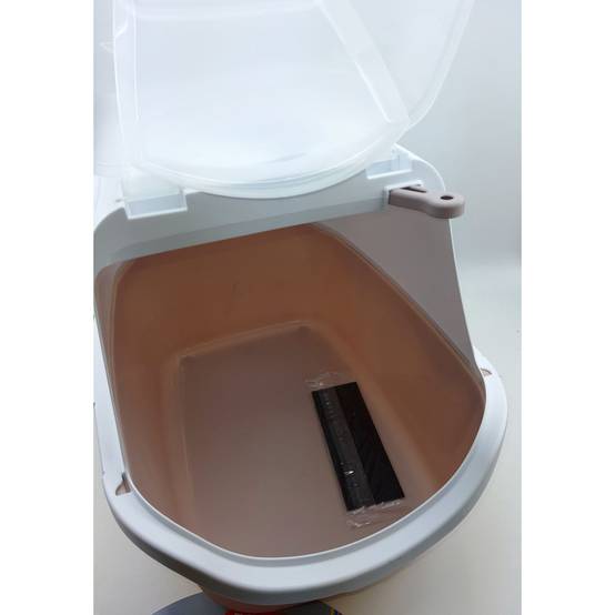 animallparadise - Maison de toilette Cathy Easy clean rose clair 40 x 56 x H40 cm pour chat - Image 5
