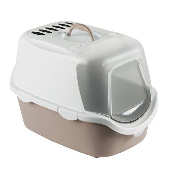 animallparadise - Maison de toilette Cathy Easy clean rose clair 40 x 56 x H40 cm pour chat - Image 2
