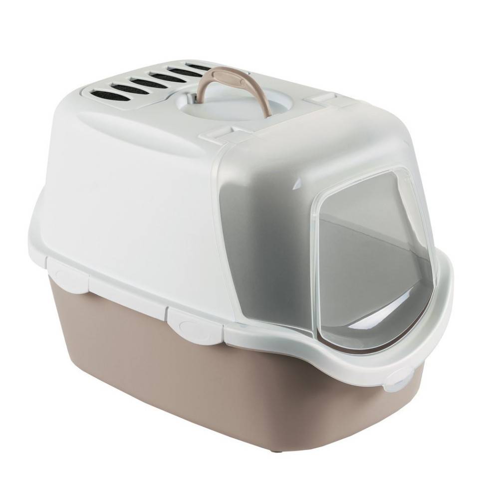animallparadise - Maison de toilette Cathy Easy clean rose clair 40 x 56 x H40 cm pour chat - Imagen 2