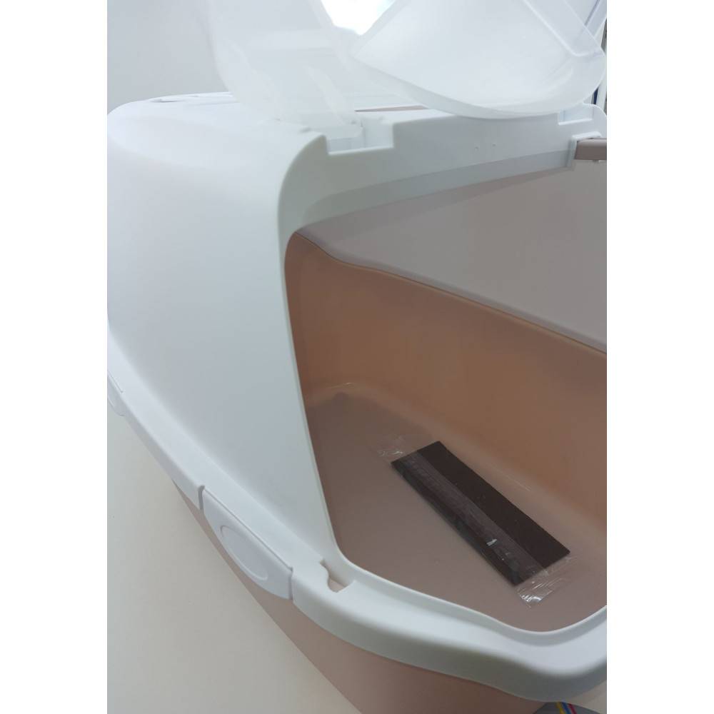 animallparadise - Maison de toilette Cathy Easy clean rose clair 40 x 56 x H40 cm pour chat - Imagen 7