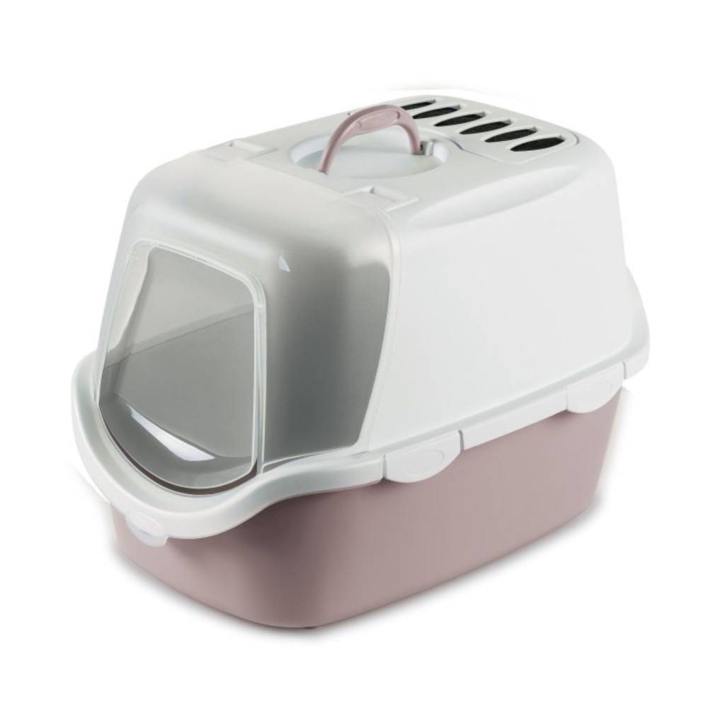 animallparadise - Maison de toilette Cathy Easy clean rose clair 40 x 56 x H40 cm pour chat - Imagen 1