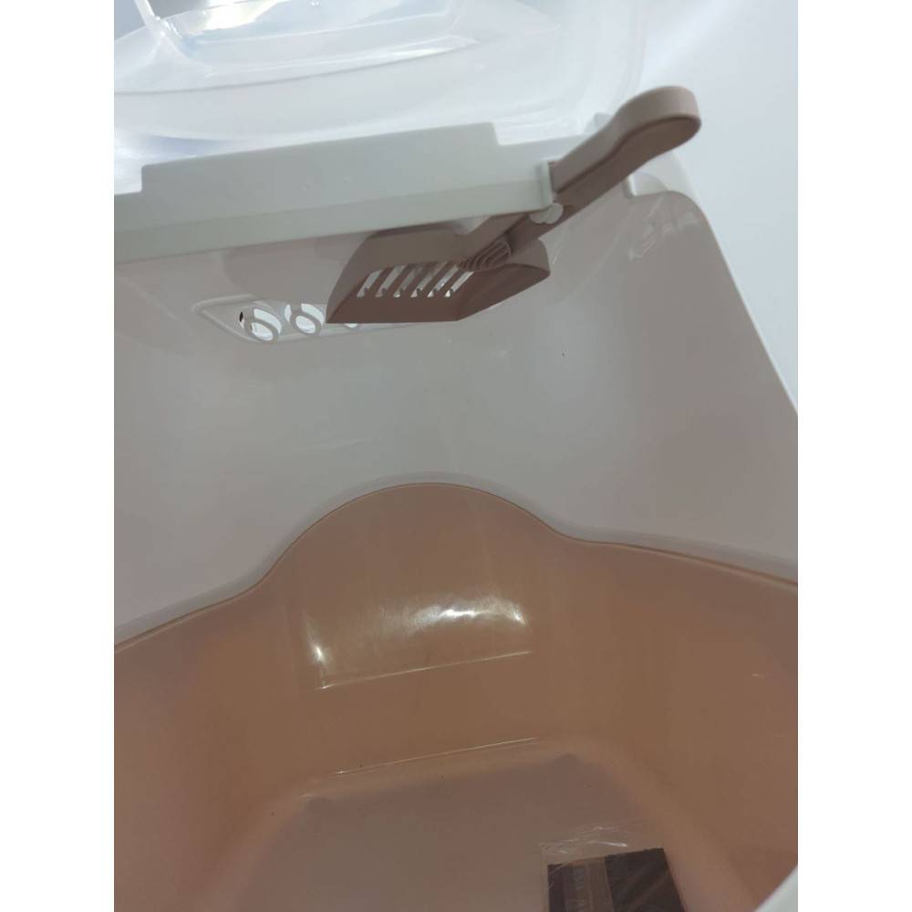 animallparadise - Maison de toilette Cathy Easy clean rose clair 40 x 56 x H40 cm pour chat - Imagen 6